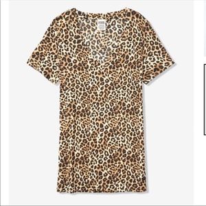 Victoria’s Secret Pink leopard print shirt